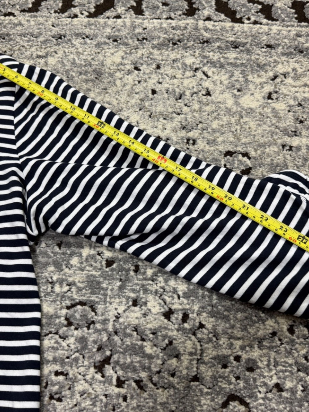 Tommy Hilfiger Striped Shirt Women's 3X Nautical Preppy Ruffle Sleeve Pullover - Picture 14 of 14